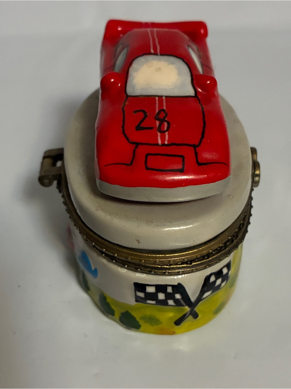 Kids Red Race Car Trinket Box - Decorative Accessory - Picture 3 of 11